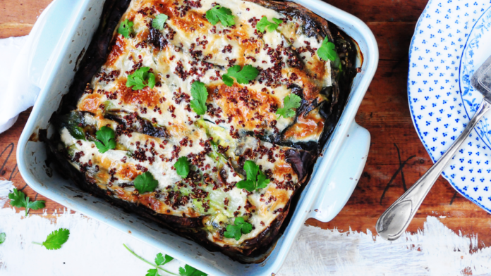 spidskåls-lasagne m quinoa