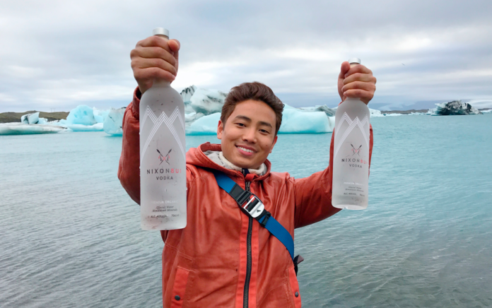 vodka nixonbui glacial water