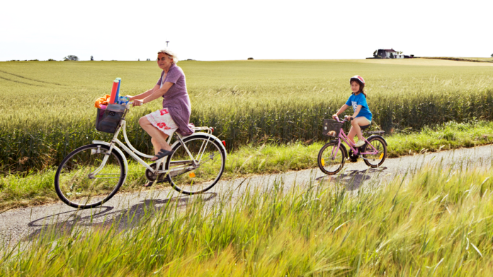 trans cykel turist