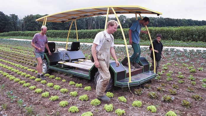 organic lugevogn solceller