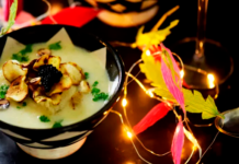 En festlig grøn nytårsmenu