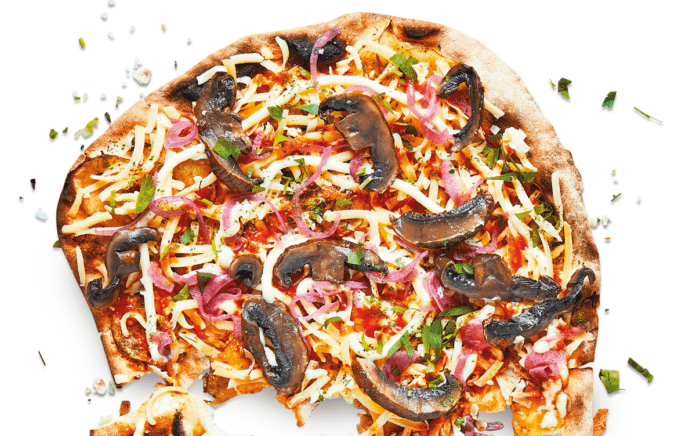 food Oles pizza med svampe