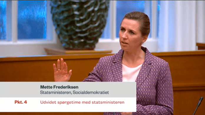 Mette Frederiksen spørgetime 211207