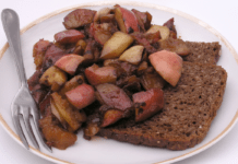 Vi har sandsynligvis spist æbleflæsk siden vikingetiden