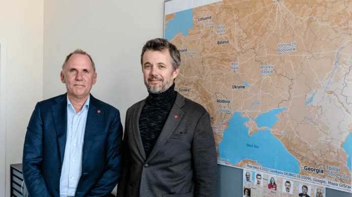 Ukraine kronprins Frederik Røde Kors