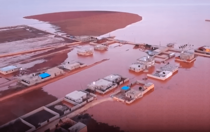 klima Libyen oversvømmelse